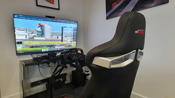 Racing Simulator while you wait at GAD Tuning